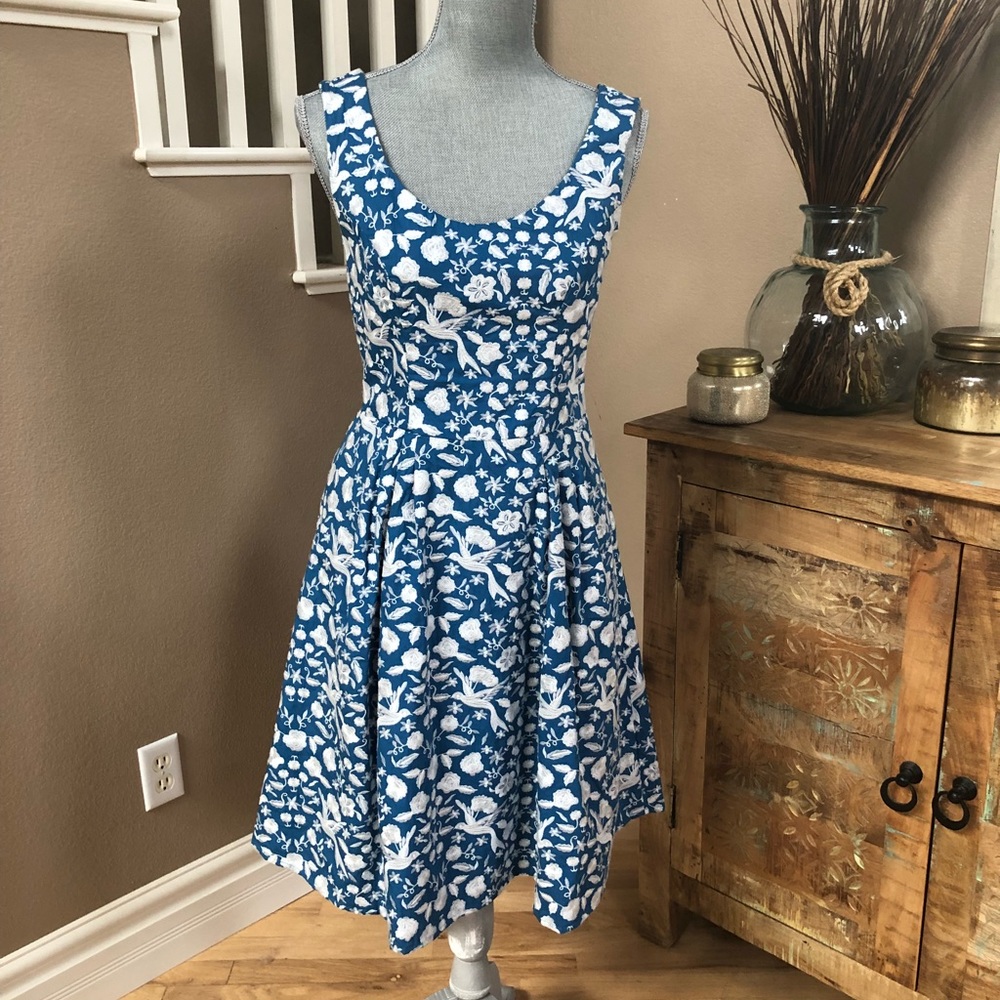AMAZING Betsey Johnson China Print Tea Party Dress